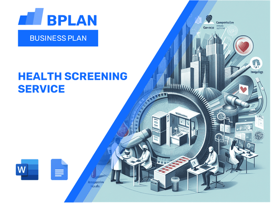 Health Screening Service Business Plan