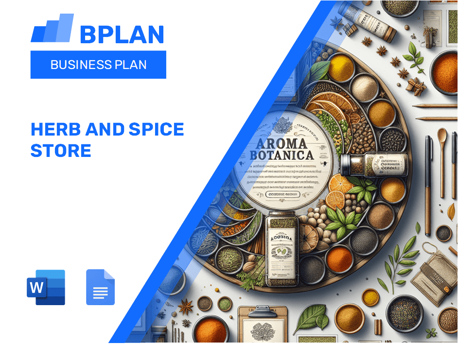 Herb And Spice Store Business Plan