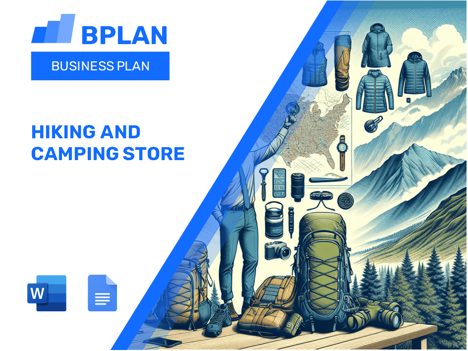 Hiking And Camping Store Business Plan