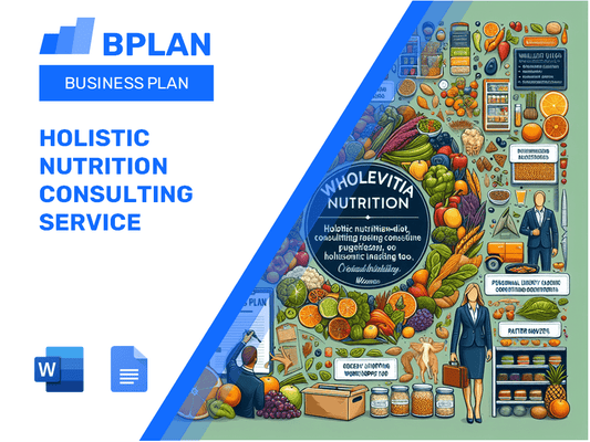 Holistic Nutrition Consulting Service Business Plan Business