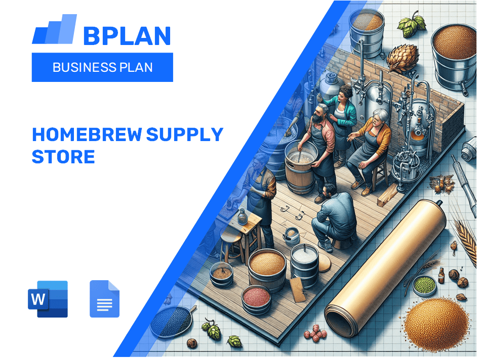 Homebrew Supply Store Business Plan