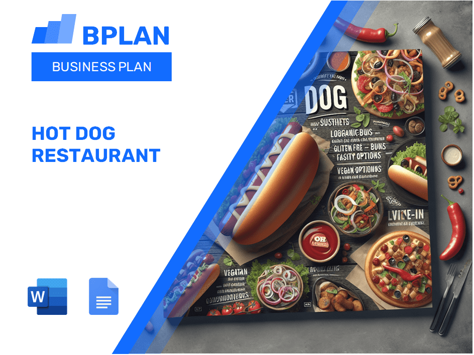 Plan d'affaires de la restauration hot-dog