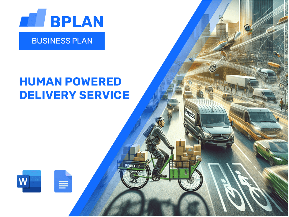 Human Powered Delivery Service Business Plan