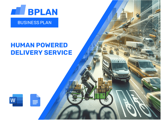 Human Powered Delivery Service Business Plan