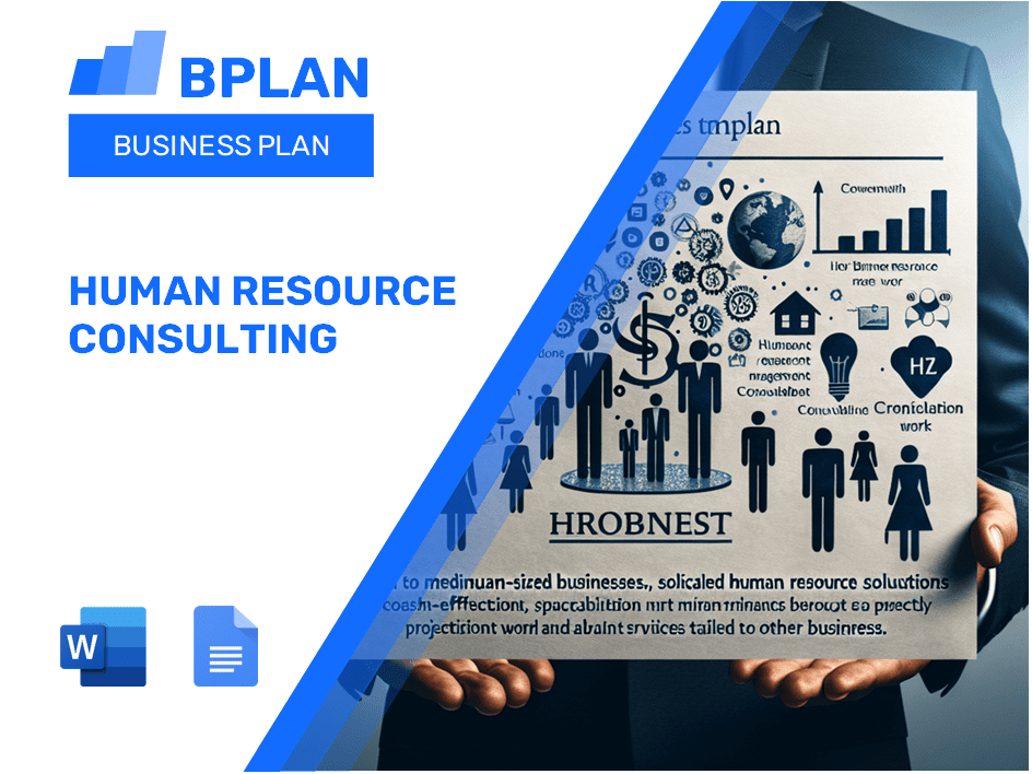 Plano de negócios de consultoria de recursos humanos