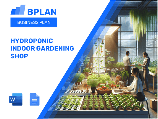 Plano de negócios da loja de jardinagem em interior hidropônica