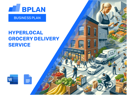 Plan d'affaires du service de livraison d'épicerie hyperlocale