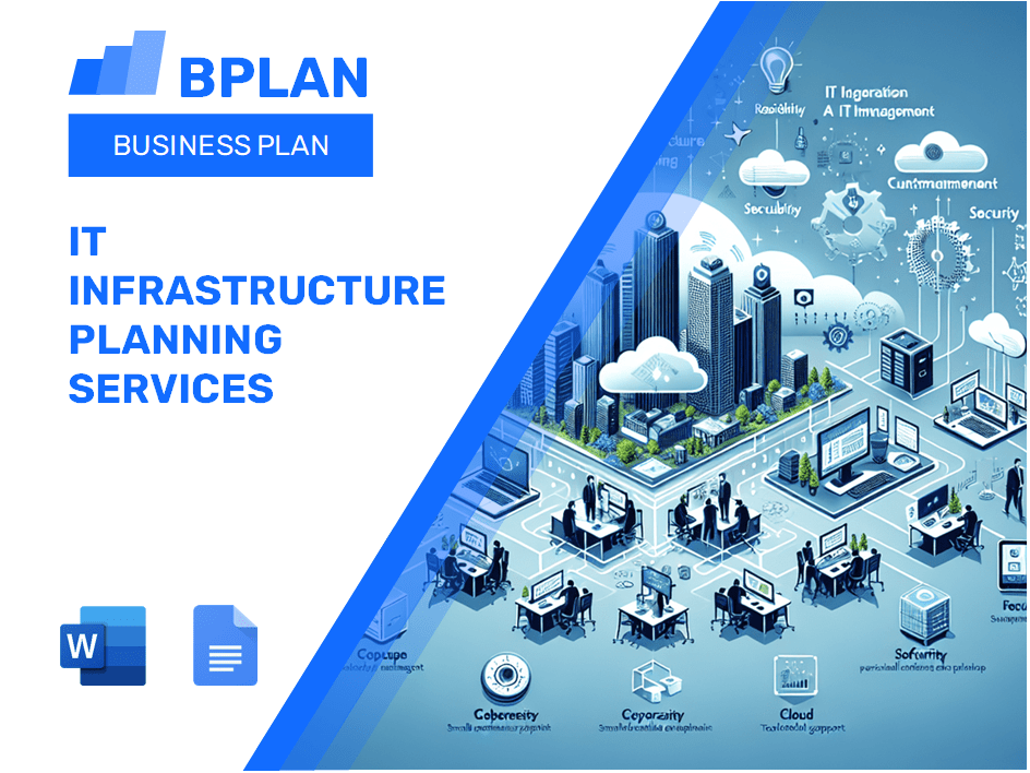 Plano de negócios de serviços de planejamento de infraestrutura de TI