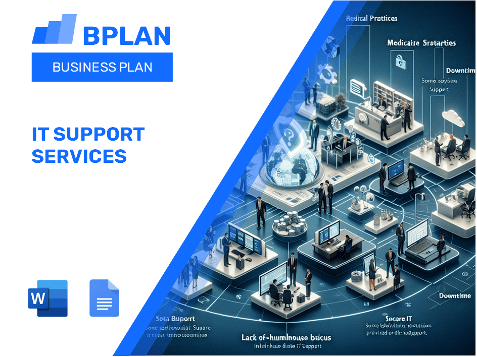 Plan de negocios de servicios de soporte de TI