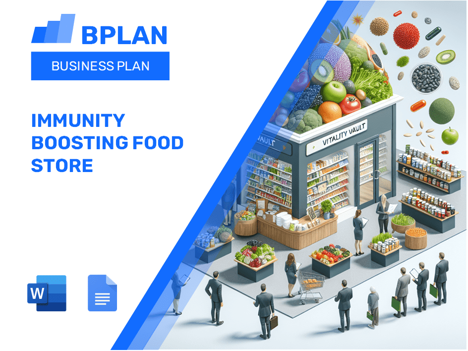 Plan d'affaires de l'immunité Boosting Food Store