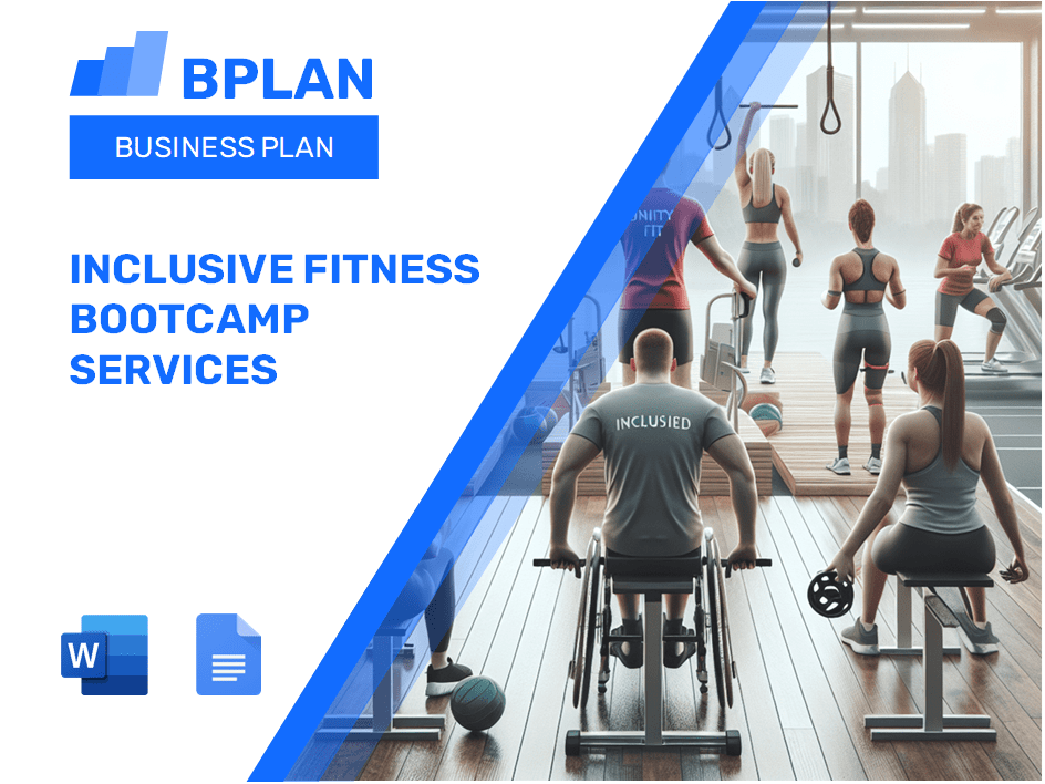 Plan de negocios de servicios de bootcamp de fitness inclusive