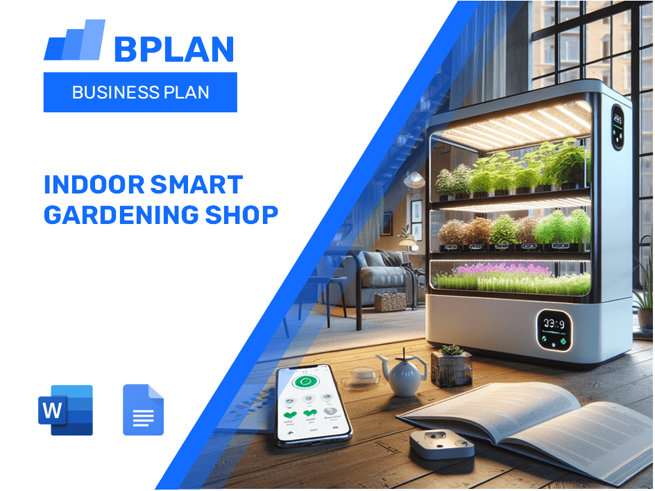 Indoor Smart Gardening Shop Business Plan