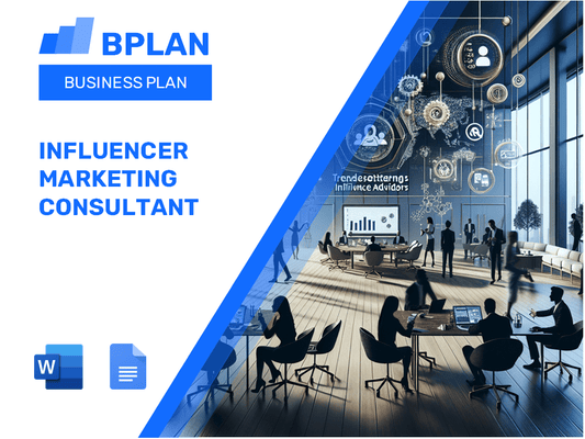 Plan d'affaires consultant en marketing d'influence