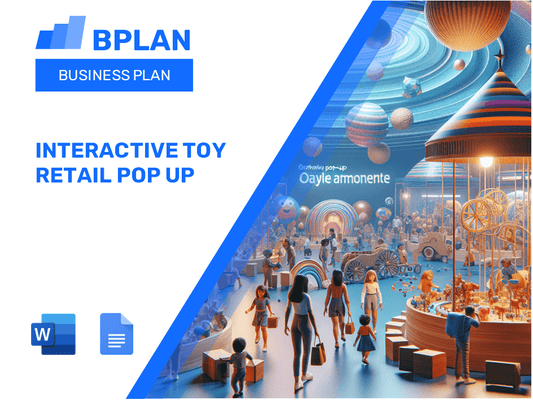 Interactive Toy Retail Pop Up Business Plan