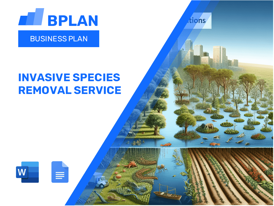 Invasive Species Removal Service Business Plan