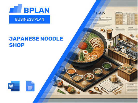 Japanese Noodle Shop Business Plan