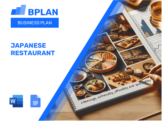 Plan d'affaires de la restauration japonaise