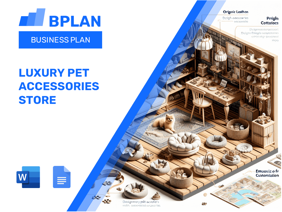 Luxury Pet Accessories Store Business Plan