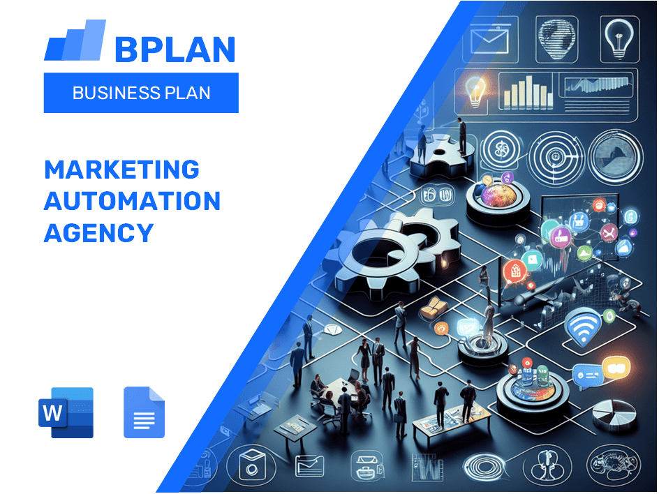 Plano de negócios da agência de automação de marketing