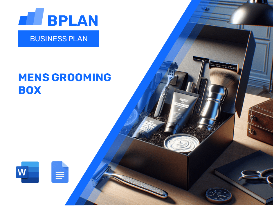 Mens Grooming Box Business Plan