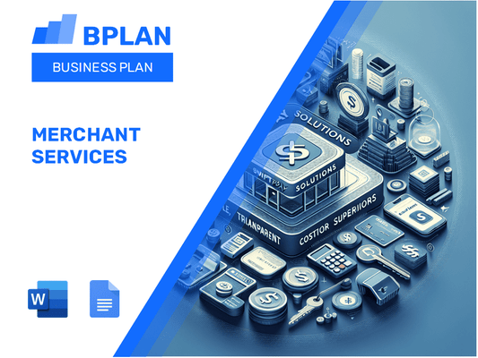 Plano de negócios de serviços de comerciante