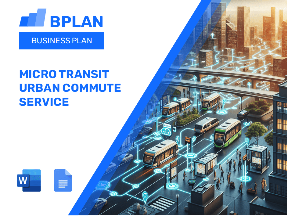 Micro Transit Urban Commute Service Business Plan