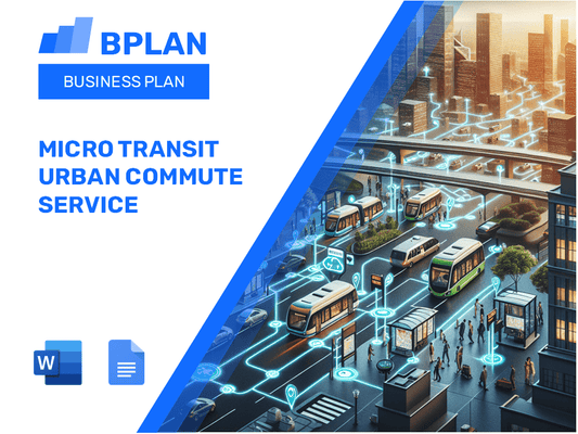 Micro Transit Urban Travel Service Business Plan