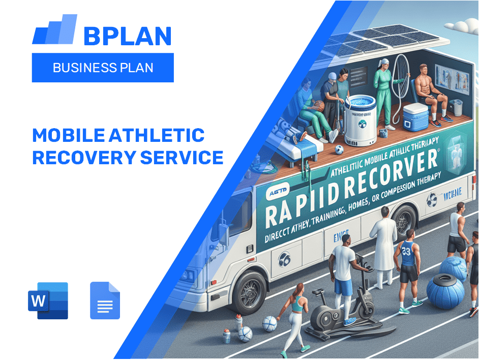 Mobile Athletic Recovery Service Business Plan