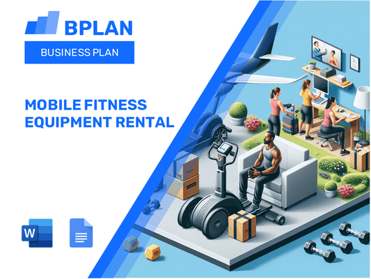 Mobile Fitness Equipment Rental Business Plan