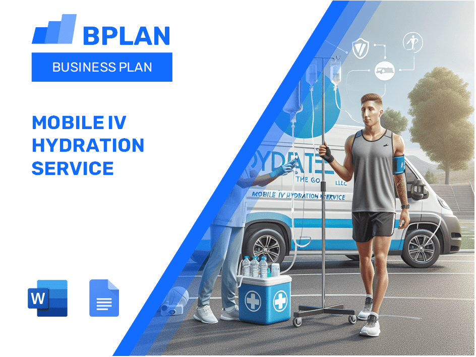 Plan d'affaires du service d'hydratation mobile IV