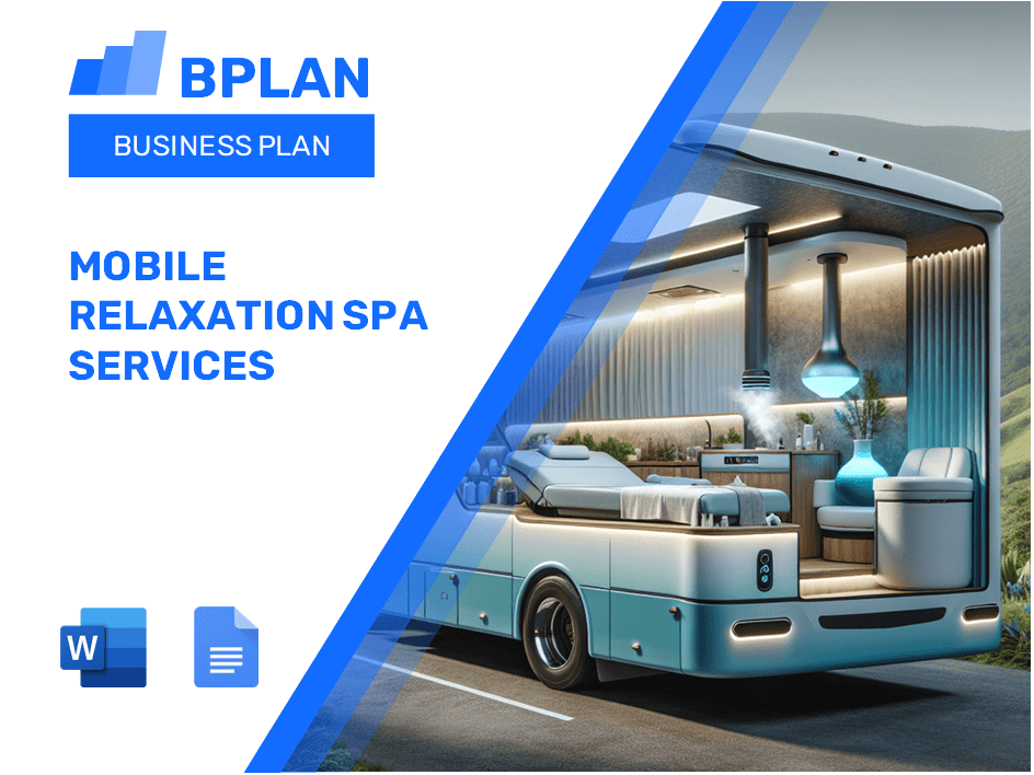 Plan d'affaires des services de spa de relaxation mobile