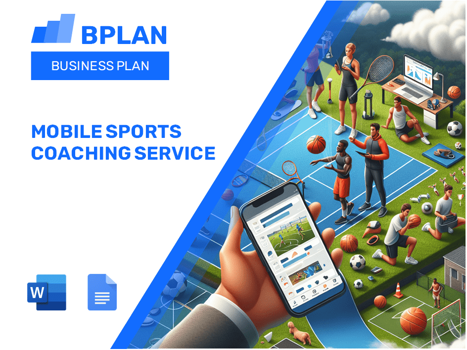 Plan d'affaires du service de coaching sportif mobile