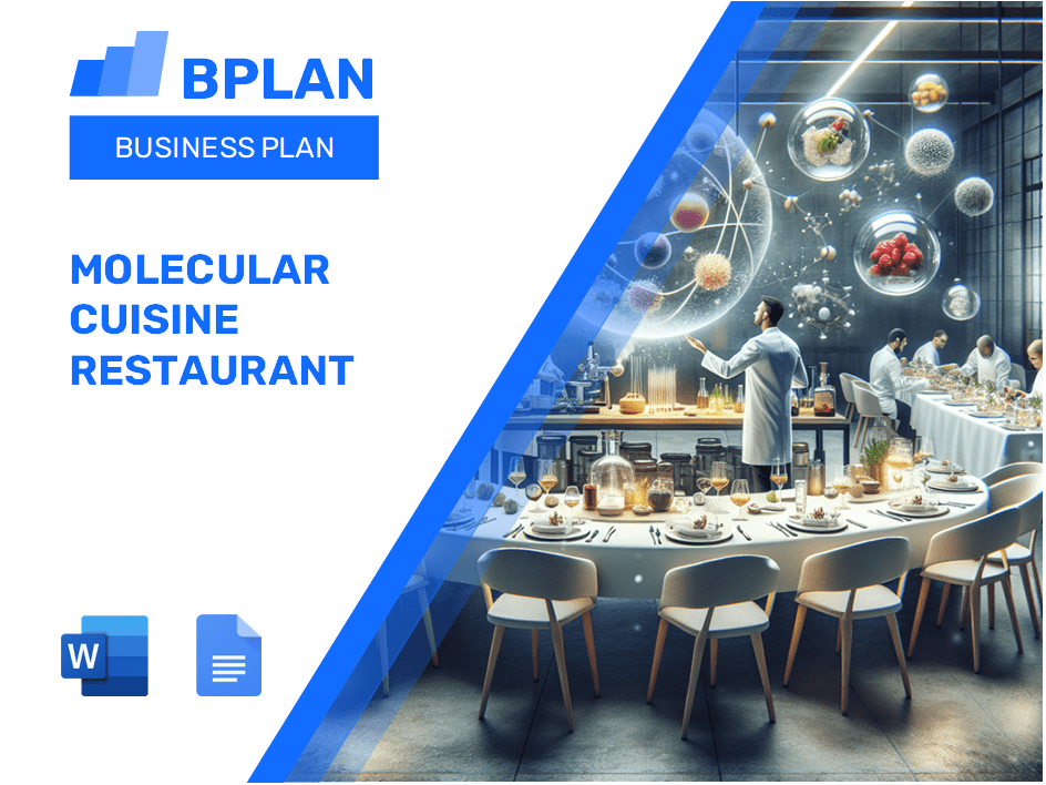 Molecular Cuisine Restaurant Business Plan