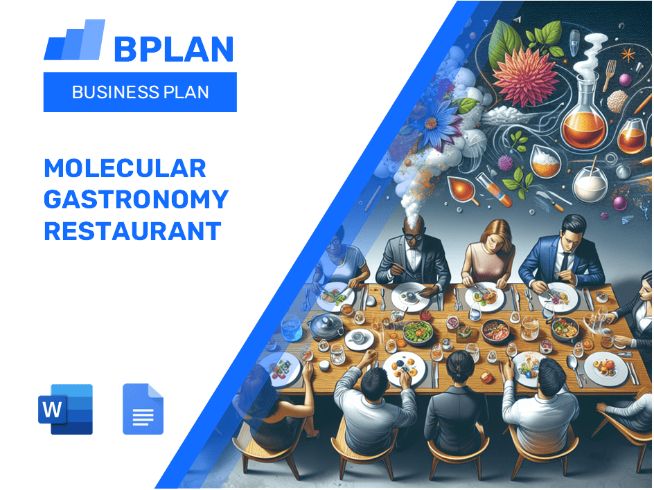 Molecular Gastronomy Restaurant Business Plan