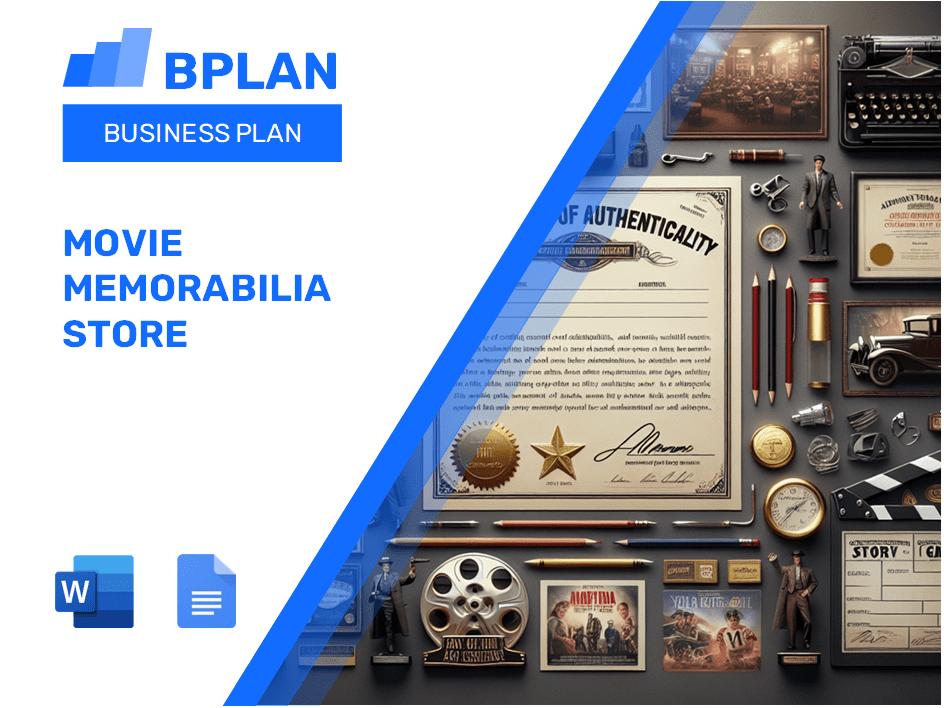 Movie Memorabilia Store Business Plan