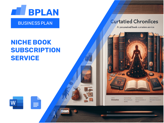 Plan d'affaires du service d'abonnement au livre de niche