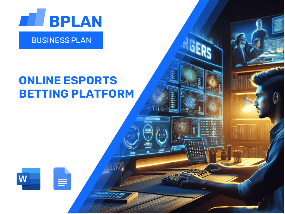 Online Esports Betting Platform Business Plan