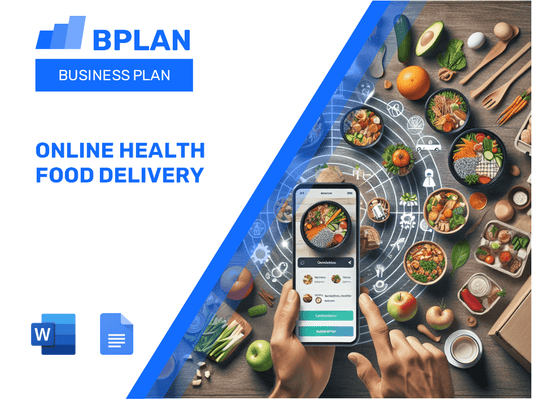 Online Health Food Delivery Business Plan