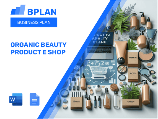 Produit de beauté biologique E Shop Business Plan Business