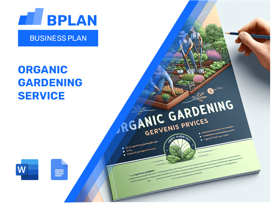 Organic Gardening Service Business Plan