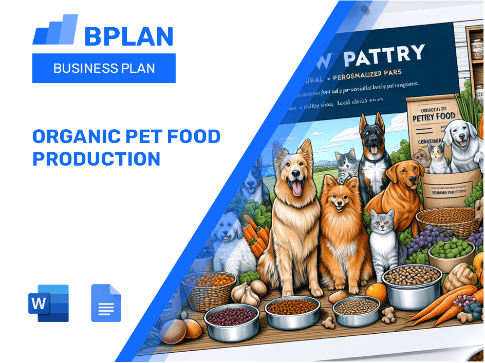 Organic Pet Food Production Business Plan