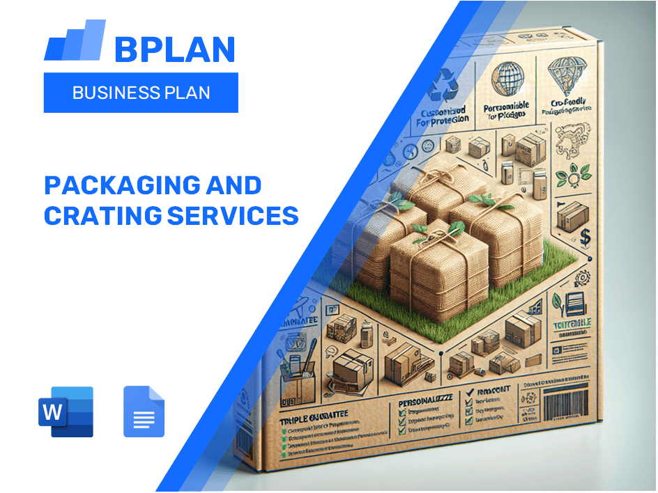 Plan de negocios de envases y servicios de embalaje