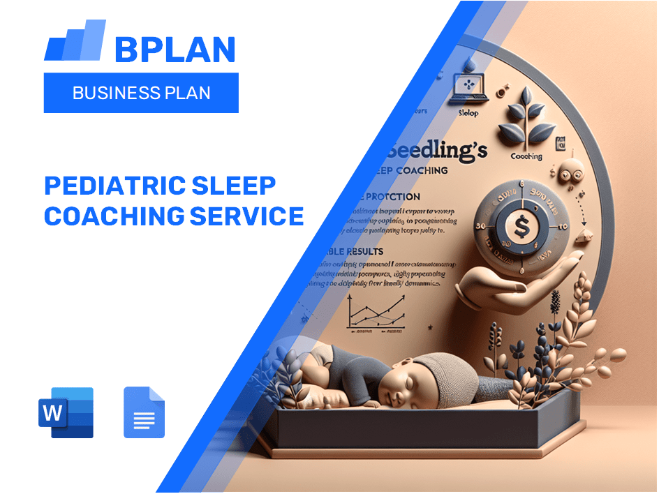 Pediatric Sleep Coaching Service Business Plan