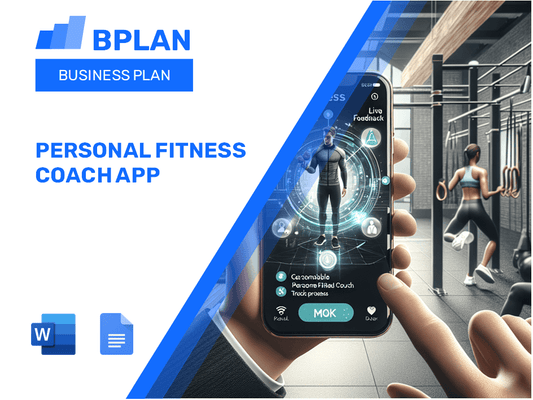 Plan d'affaires de l'application de coach de fitness personnel