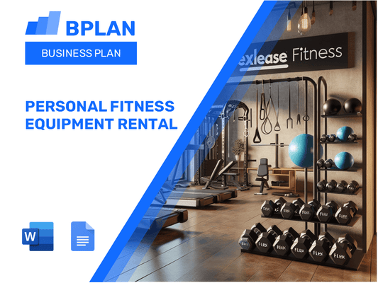 Plan d'affaires de location d'équipement de fitness personnel