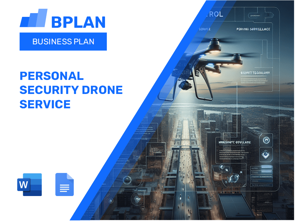 Plano de negócios de serviço de drones de segurança pessoal