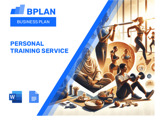 Personal Training Service Business Plan