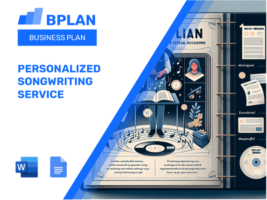 Personalized Songwriting Service Business Plan