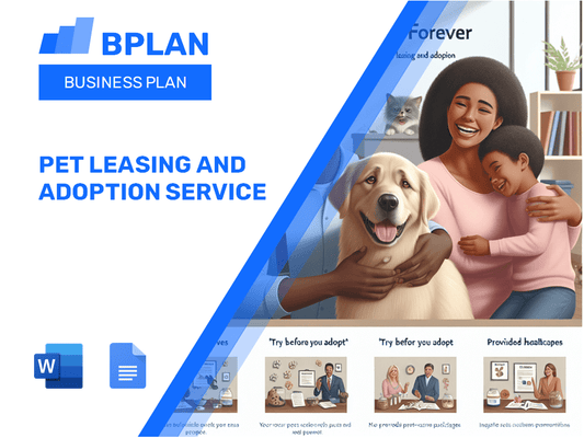 Pet Leasing And Adoption Service Business Plan