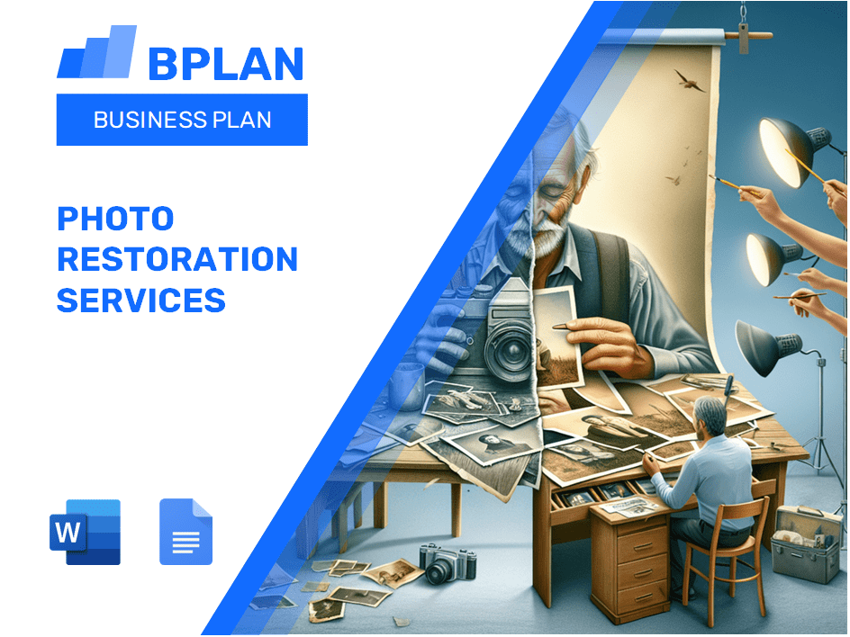 Plan d'affaires des services de restauration de photos